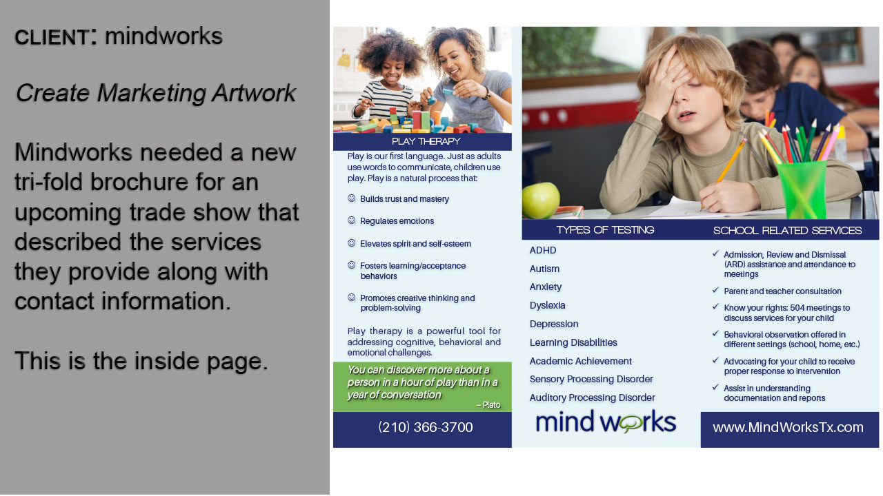 mindworks brochure inside page