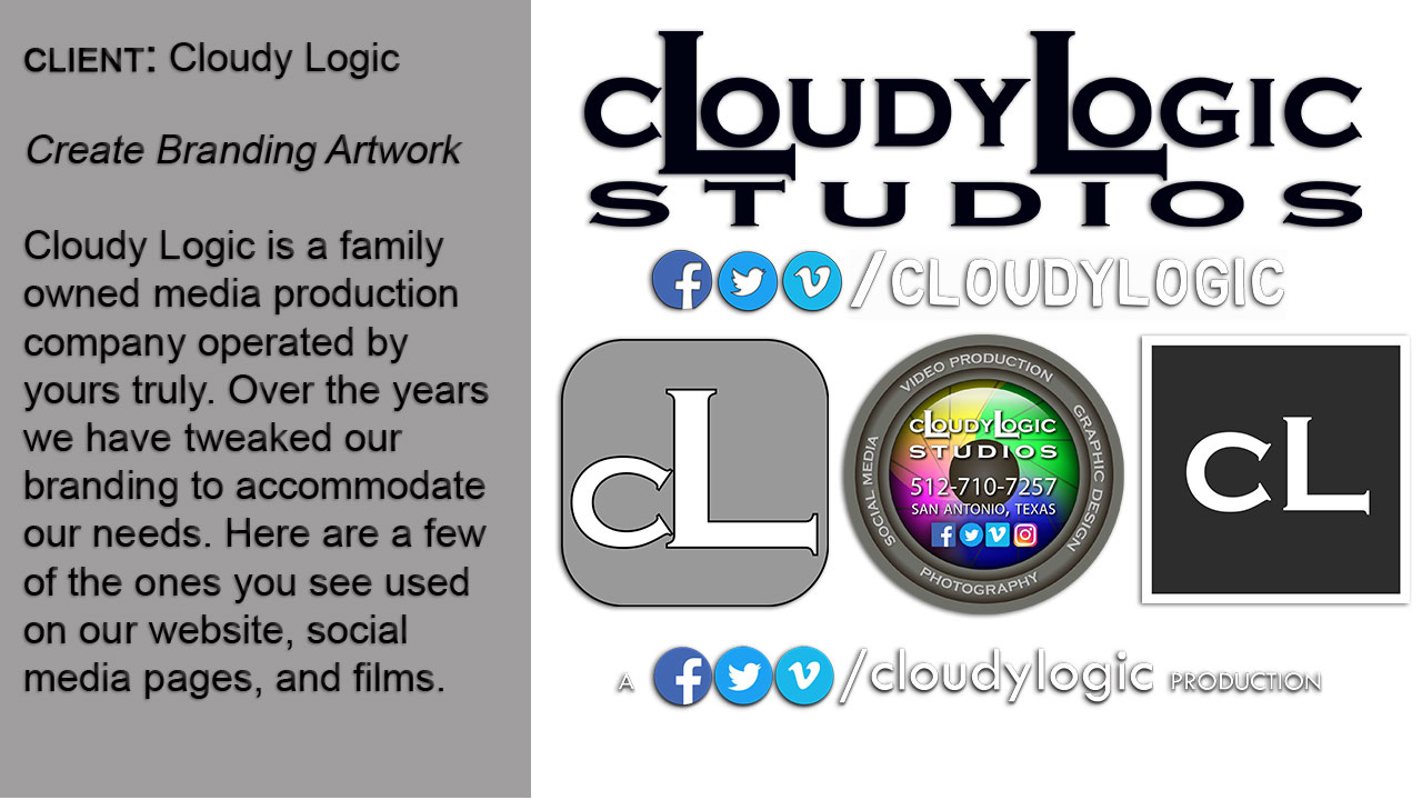 Cloudy Logic logos