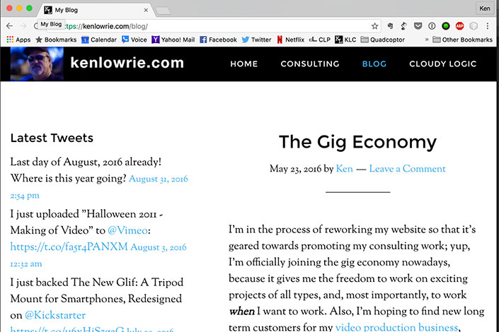 WordPress on Genesis Screenshot